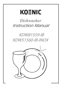 Handleiding Koenic KDW 51560-IB-INOX Vaatwasser
