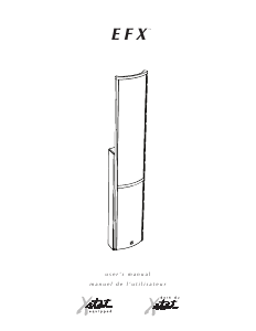 Mode d’emploi MartinLogan EFX Haut-parleur