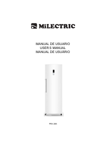 Manual Milectric FRV-265 Congelador