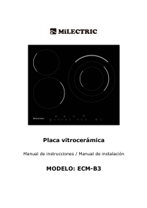 Manual Milectric ECM-B3 Hob