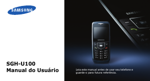 Manual Samsung SGH-U100 Telefone celular