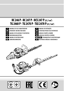 Instrukcja Oleo-Mac HCS 247 P Nożyce do żywopłotu