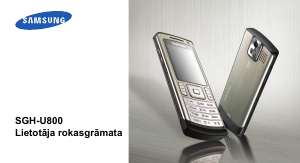 Rokasgrāmata Samsung SGH-U800 Mobilais tālrunis