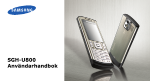 Bruksanvisning Samsung SGH-U800G Mobiltelefon