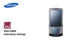 Instrukcja Samsung SGH-U900G Telefon komórkowy