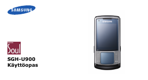 Käyttöohje Samsung SGH-U900G Matkapuhelin