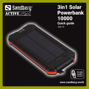 Manual Sandberg 420-72 Portable Charger