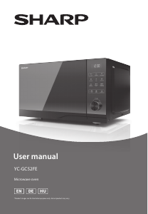Bedienungsanleitung Sharp YC-GC52BE-B Mikrowelle