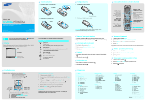 Manuál Samsung SGH-X160B Mobilní telefon