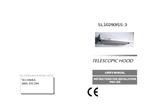 Handleiding Technika SL10290ISS-3 Afzuigkap