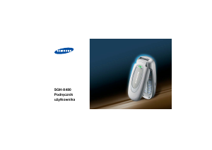 Instrukcja Samsung SGH-X480 Telefon komórkowy