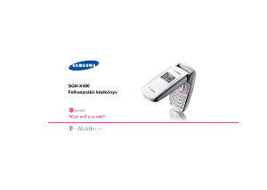 Használati útmutató Samsung SGH-X490 Mobiltelefon