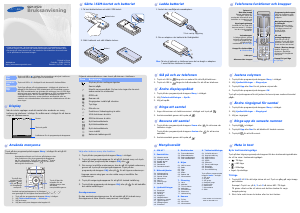 Bruksanvisning Samsung SGH-X520 Mobiltelefon