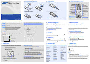 Manuál Samsung SGH-X530 Mobilní telefon