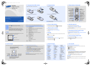 Priročnik Samsung SGH-X550 Mobilni telefon