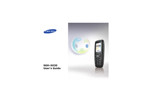 Handleiding Samsung SGH-X630 Mobiele telefoon