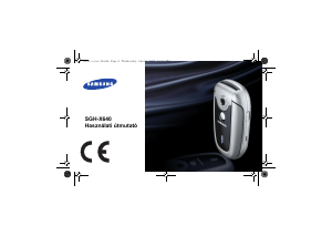 Használati útmutató Samsung SGH-X640 Mobiltelefon