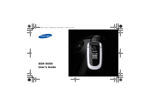 Handleiding Samsung SGH-X660 Mobiele telefoon