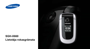 Rokasgrāmata Samsung SGH-X660 Mobilais tālrunis