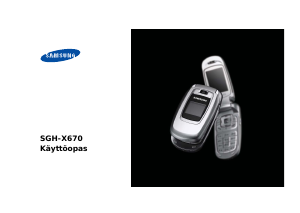 Käyttöohje Samsung SGH-X670 Matkapuhelin