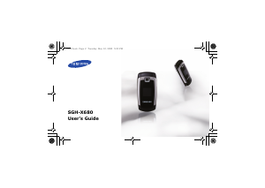 Handleiding Samsung SGH-X680V Mobiele telefoon