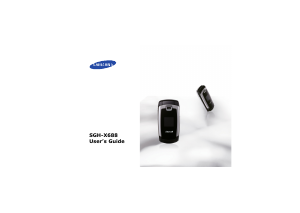 Manual Samsung SGH-X688 Mobile Phone