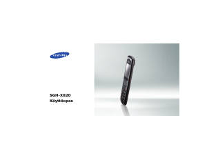 Käyttöohje Samsung SGH-X820 Matkapuhelin