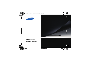 Handleiding Samsung SGH-X828 Mobiele telefoon