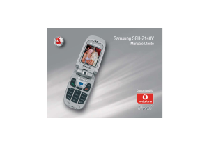 Manuale Samsung SGH-Z140 Telefono cellulare