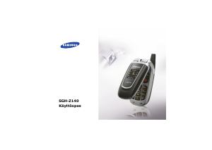 Käyttöohje Samsung SGH-Z140V Matkapuhelin