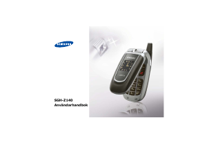 Bruksanvisning Samsung SGH-Z140V Mobiltelefon