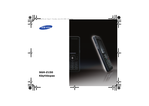 Käyttöohje Samsung SGH-Z150 Matkapuhelin