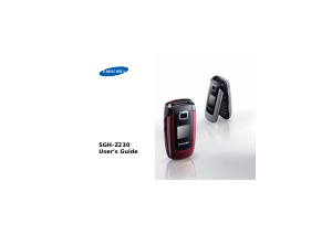 Handleiding Samsung SGH-Z230 Mobiele telefoon