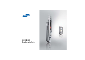 Bruksanvisning Samsung SGH-Z400 Mobiltelefon