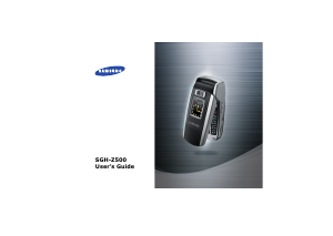 Handleiding Samsung SGH-Z500S Mobiele telefoon