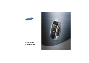 Käyttöohje Samsung SGH-Z500V Matkapuhelin
