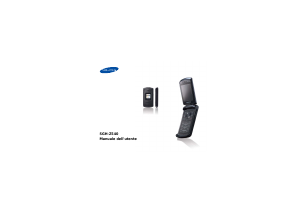 Manuale Samsung SGH-Z540 Telefono cellulare