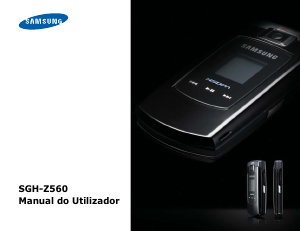 Manual Samsung SGH-Z560 Telefone celular