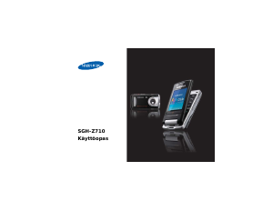 Käyttöohje Samsung SGH-Z710 Matkapuhelin
