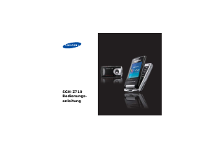 Bedienungsanleitung Samsung SGH-Z710 Handy