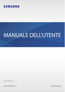 Manuale Samsung SM-A105FN/DS Galaxy A10 Telefono cellulare