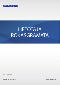 Rokasgrāmata Samsung SM-A217F/DSN Galaxy A21s Mobilais tālrunis