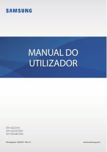 Manual Samsung SM-A226B/DSN Galaxy A22 Telefone celular