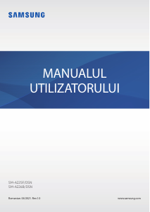 Manual Samsung SM-A226B/DSN Galaxy A22 Telefon mobil