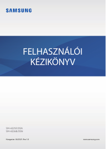 Használati útmutató Samsung SM-A226B/DSN Galaxy A22 Mobiltelefon