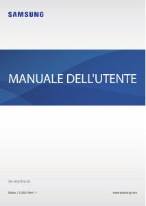 Manuale Samsung SM-A307FN/DS Galaxy A30s Telefono cellulare