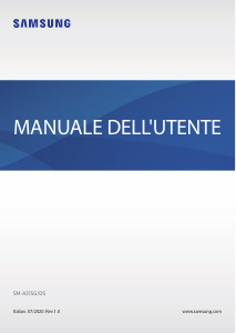 Manuale Samsung SM-A315G/DS Galaxy A31 Telefono cellulare