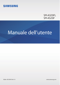 Manuale Samsung SM-A320FL Galaxy A3 Telefono cellulare