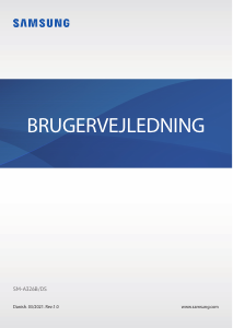 Brugsanvisning Samsung SM-A326B/DS Galaxy A32 Mobiltelefon