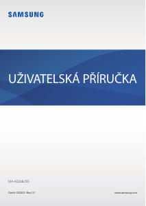 Manuál Samsung SM-A326B/DS Galaxy A32 Mobilní telefon